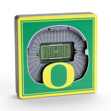 Oregon Ducks 3D StadiumView Magnets