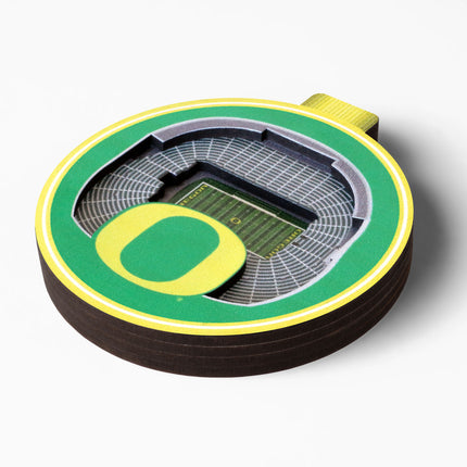 Oregon Ducks 3D StadiumView Ornaments