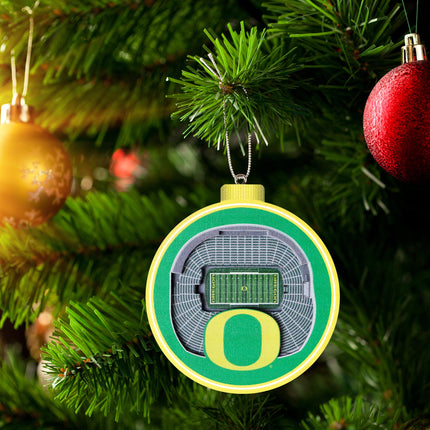 Oregon Ducks 3D StadiumView Ornaments