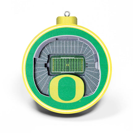 Oregon Ducks 3D StadiumView Ornaments