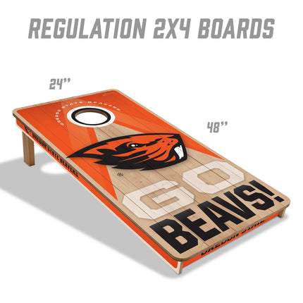 Oregon State Beavers 2x4 Slogan Series Cornhole Boards