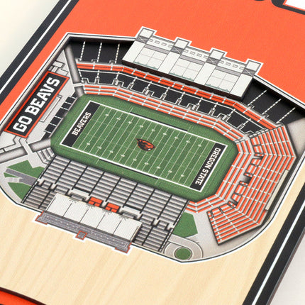 Oregon State Beavers 3D Stadium 6x19 Banners