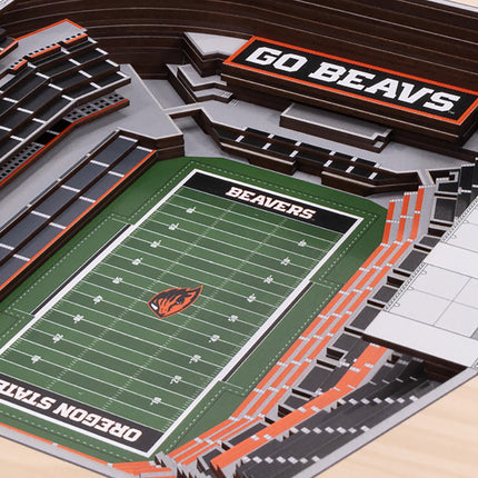 Oregon State 25-Layer StadiumViews 3D Wall Art