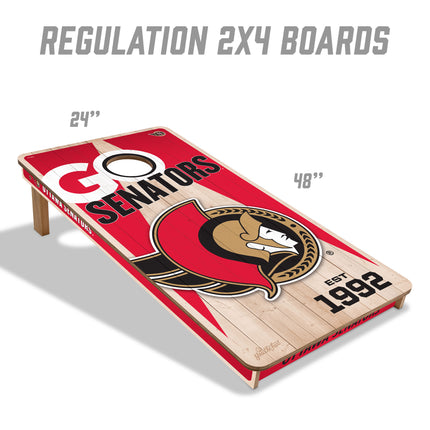 Ottawa Senators 2x4 Cornhole