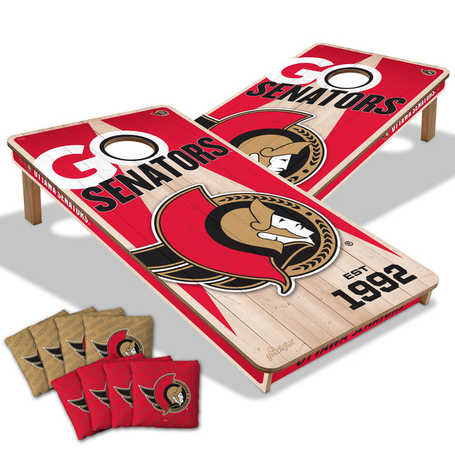 Ottawa Senators 2x4 Cornhole