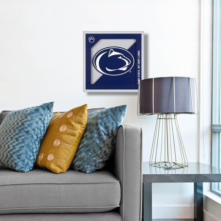 Penn State Nittany Lions 3D Logo Series Wall Art - 12x12
