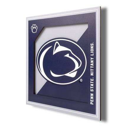 Penn State Nittany Lions 3D Logo Series Wall Art - 12x12
