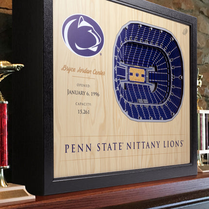 Penn State Nittany Lions 25-Layer StadiumViews 3D Wall Art