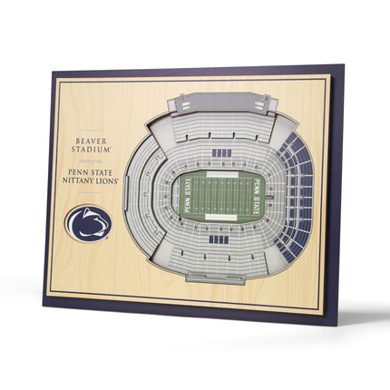 Penn State Nittany Lions 5-Layer 3D StadiumView Wall Art