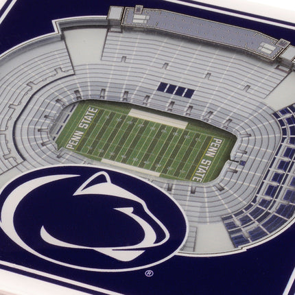 Penn State Nittany Lions 3D Stadium View Coasters