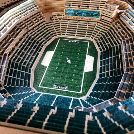 Philadelphia Eagles 25 Layer Stadium View Lighted End Table
