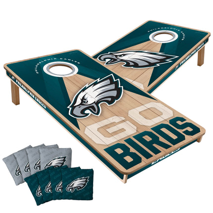 Philadelphia Eagles Cornhole Boards 2x4 Slogan Series
