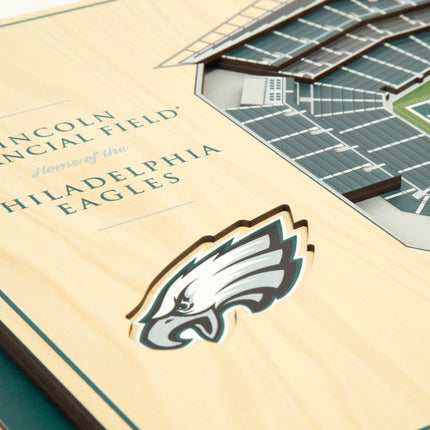 Philadelphia Eagles 5-Layer 3D StadiumView Wall Art