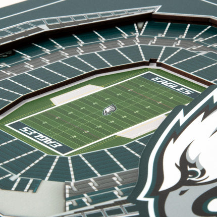 Philadelphia Eagles 3D StadiumView Wall Art 12x12