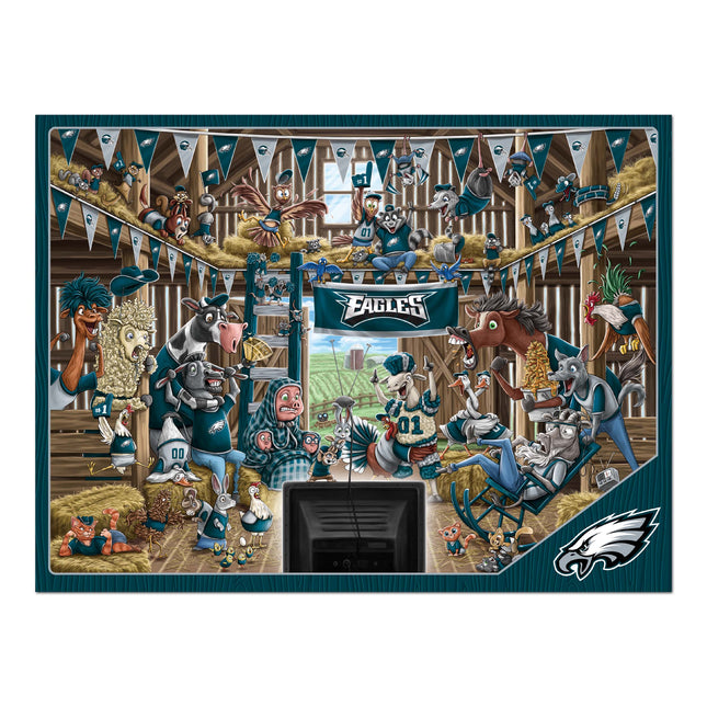 Philadelphia Eagles Barnyard Fans Puzzle - 500 PC