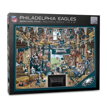 Philadelphia Eagles Barnyard Fans Puzzle - 500 PC