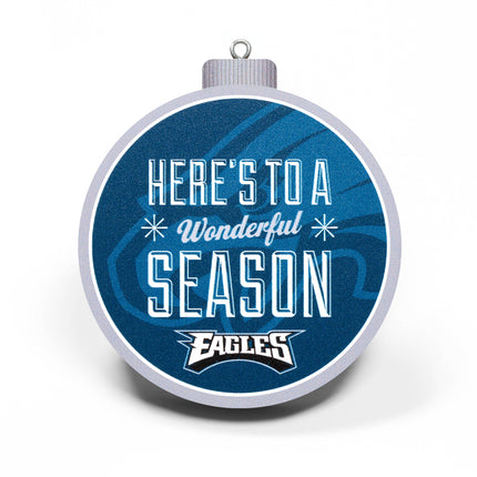 Philadelphia Eagles 3D Logo Series Ornament