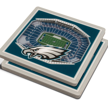 Philadelphia Eagles 3D Stadium View Coasters