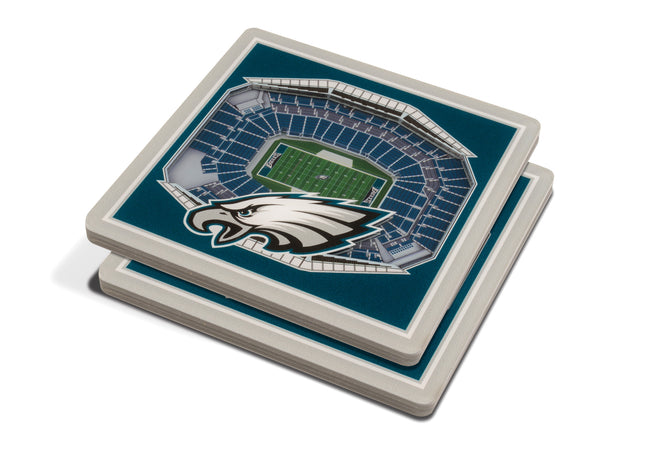 Philadelphia Eagles 3D Stadium View Coasters