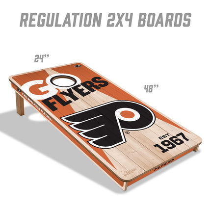 Philadelphia Flyers 2x4 Cornhole