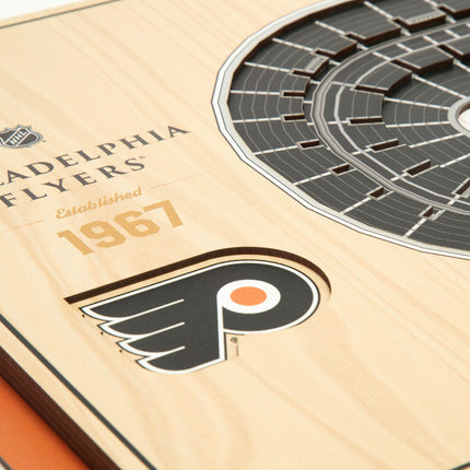 Philadelphia Flyers 5-Layer 3D StadiumView Wall Art