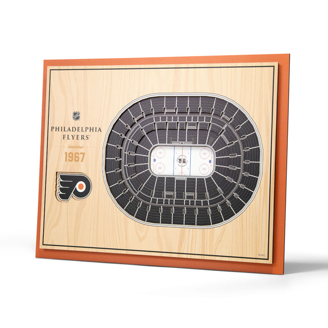 Philadelphia Flyers 5-Layer 3D StadiumView Wall Art