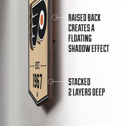 Philadelphia Flyers 3D Stadium 6x19 Banners