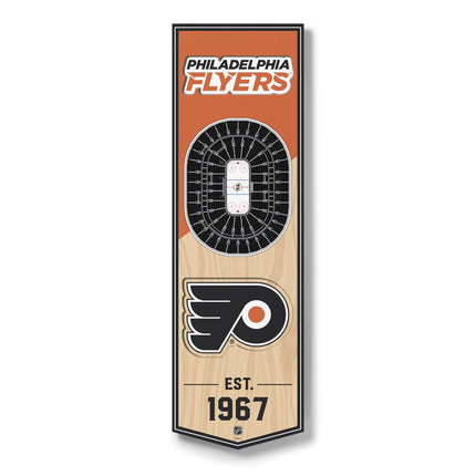 Philadelphia Flyers 3D Stadium 6x19 Banners