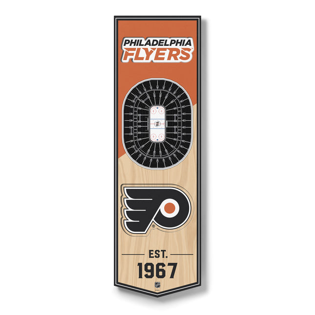 Philadelphia Flyers 3D Stadium 6x19 Banners