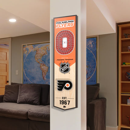 Philadelphia Flyers 8x32 3D Stadium Banner