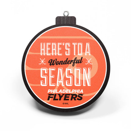 Philadelphia Flyers 3D Logo Series Ornament