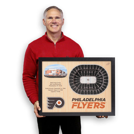 Philadelphia Flyers 25 Layer Arena Art