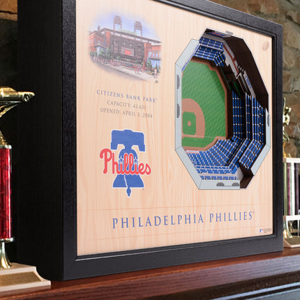 Philadelphia Phillies 25 Layer Stadium Art