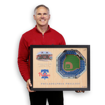 Philadelphia Phillies 25 Layer Stadium Art