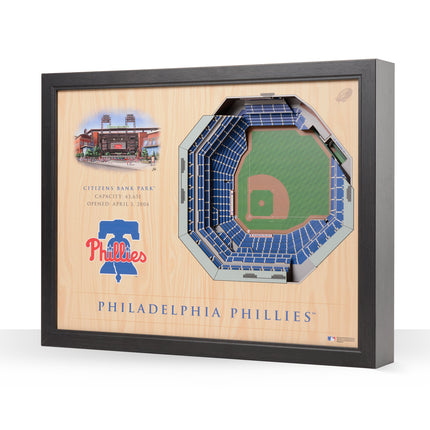 Philadelphia Phillies 25 Layer Stadium Art