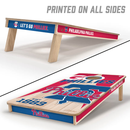 Philadelphia Phillies Cornhole Boards 2x4