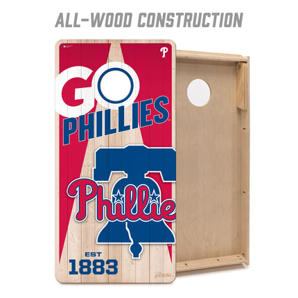Philadelphia Phillies Cornhole Boards 2x4