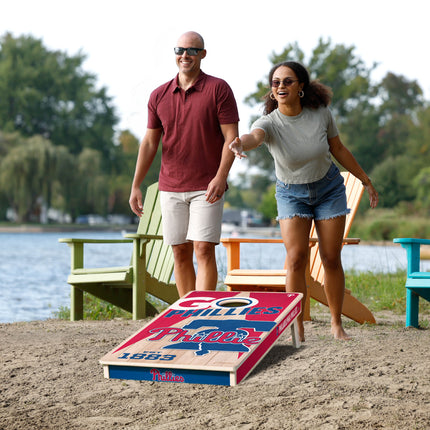 Philadelphia Phillies Cornhole Boards 2x4