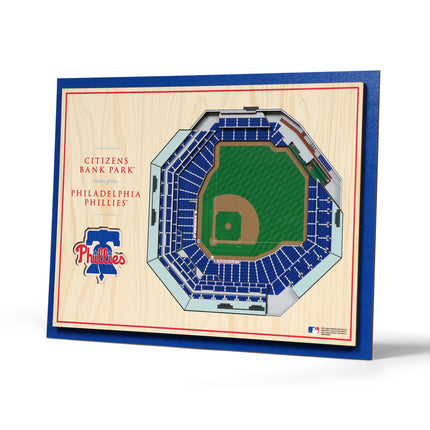 Philadelphia Phillies 5-Layer 3D StadiumView Wall Art