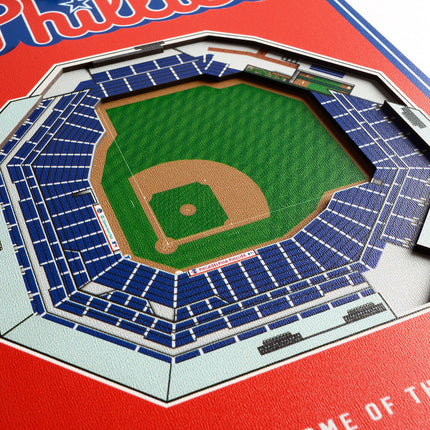 Philadelphia Phillies 8x32 3D Stadium Banner