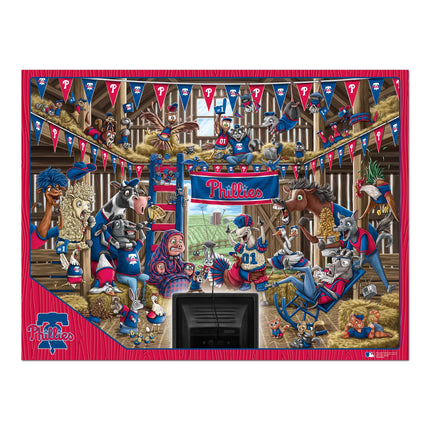 Philadelphia Phillies Barnyard Fans Puzzle - 500 PC