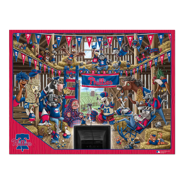 Philadelphia Phillies Barnyard Fans Puzzle - 500 PC