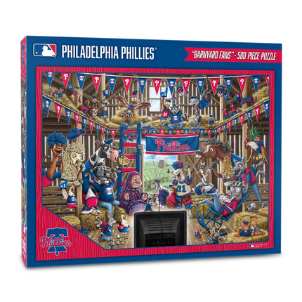 Philadelphia Phillies Barnyard Fans Puzzle - 500 PC