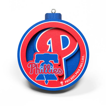 Philadelphia Phillies 3D Logo Series Ornament