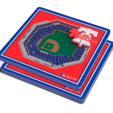 Philadelphia Phillies 3D Stadium View Coasters