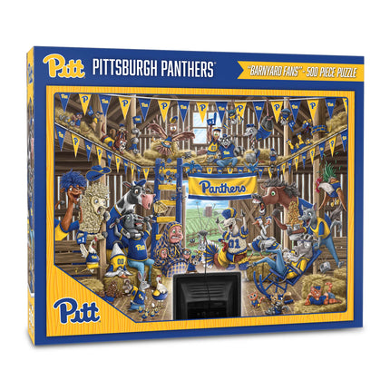 Pittsburgh Panthers Barnyard Fans Puzzle - 500 PC
