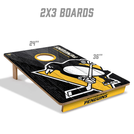 Pittsburgh Penguins 2x3 Cornhole Boards