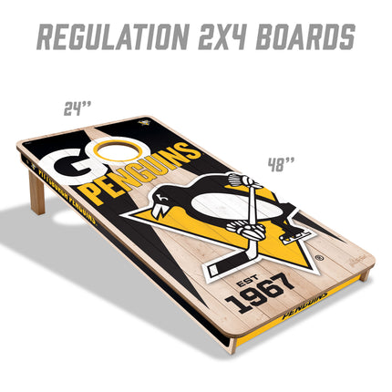 Pittsburgh Penguins 2x4 Cornhole