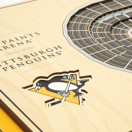 Pittsburgh Penguins 5-Layer 3D StadiumView Wall Art