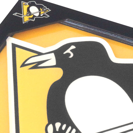 Pittsburgh Penguins 3D Logo Series Coasters